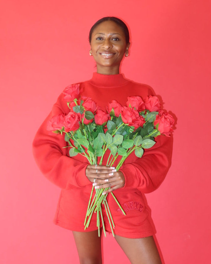 Red Kaete Mockneck
