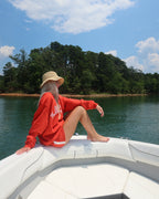 Cherry Red Side Stripe Shorts