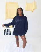Midnight Varsity Crewneck